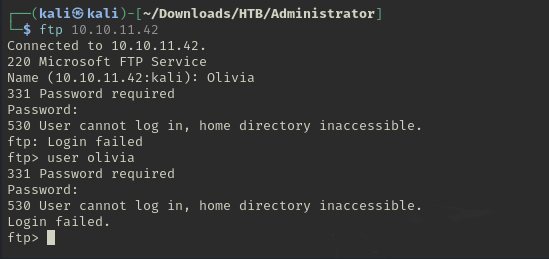 !FTP Access for Olivia