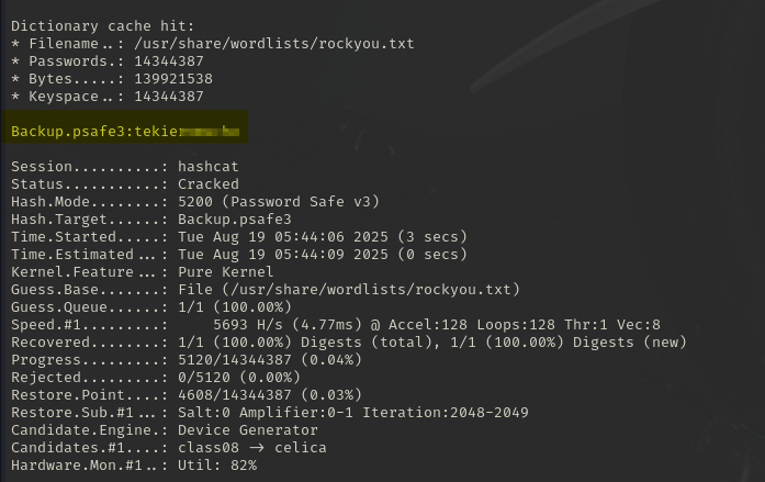 Hashcat Cracking