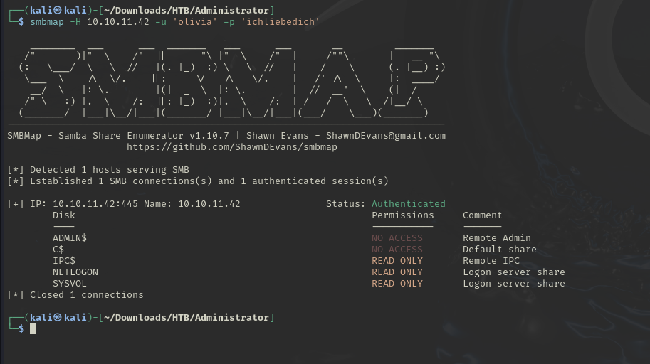 !SMBMap Access